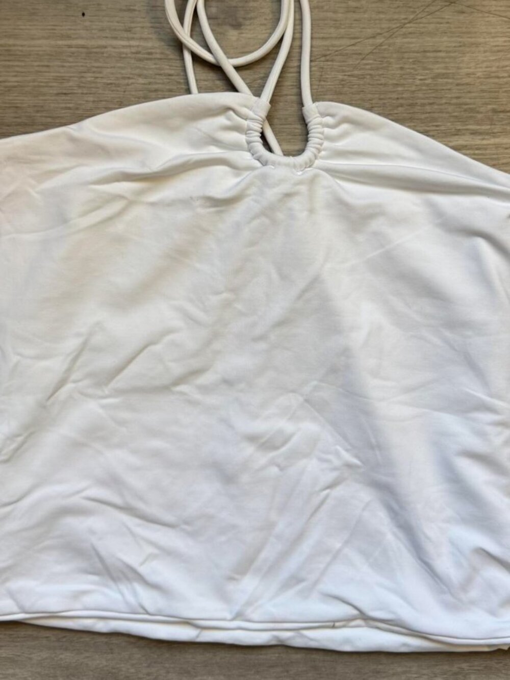 Bāmba Swim Women's White Crop-top